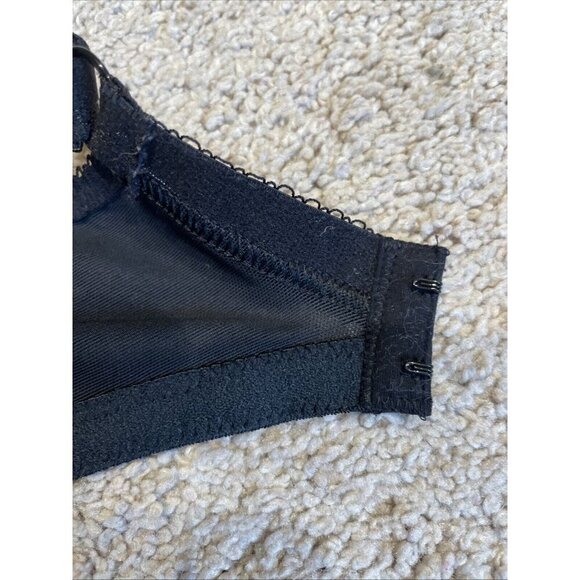 Goddess Lace Bra Size 34C Black Underwire Unlined See Through Sexy NWOT - Picture 11 of 12